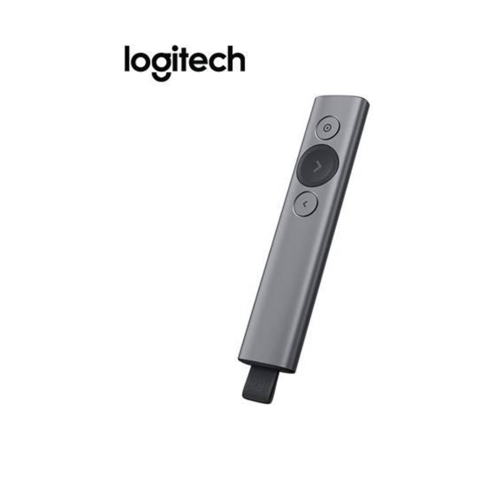 LOGITECH SPOTLIGHT PUNTERO BLUETOOTH INALÁMBRICO 90 DÍAS DE BATERÍA 30M GRIS (910-005216)