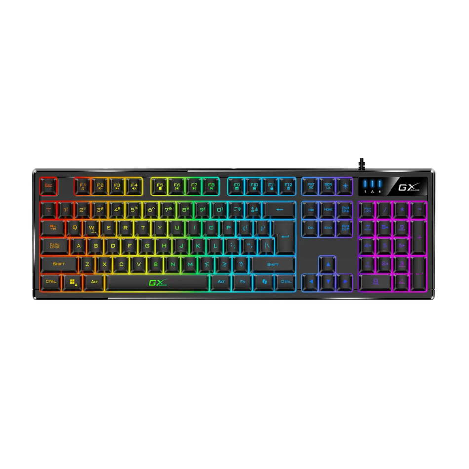 GENIUS GX SCORPION K7 TECLADO GAMING AI COPILOT RGB 19 TECLAS MACRO USB SP NEGRO (31310054401)