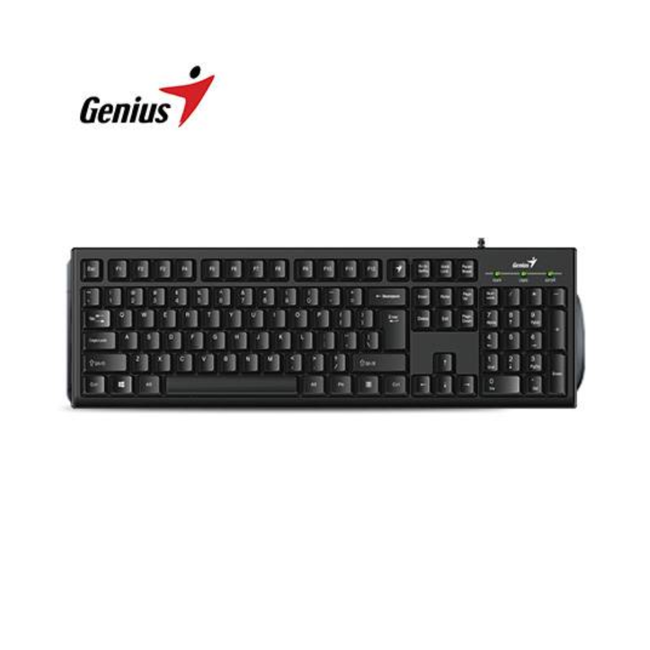 GENIUS SMART KB-100 AI C TECLADO AI COPILOT USB SP NEGRO (31300005401)