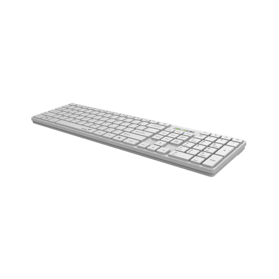 TECLADO GENIUS SMART SLIMSTAR 126 AI COPILOT USB MULTIMEDIA SP BLANCO (31310017409)