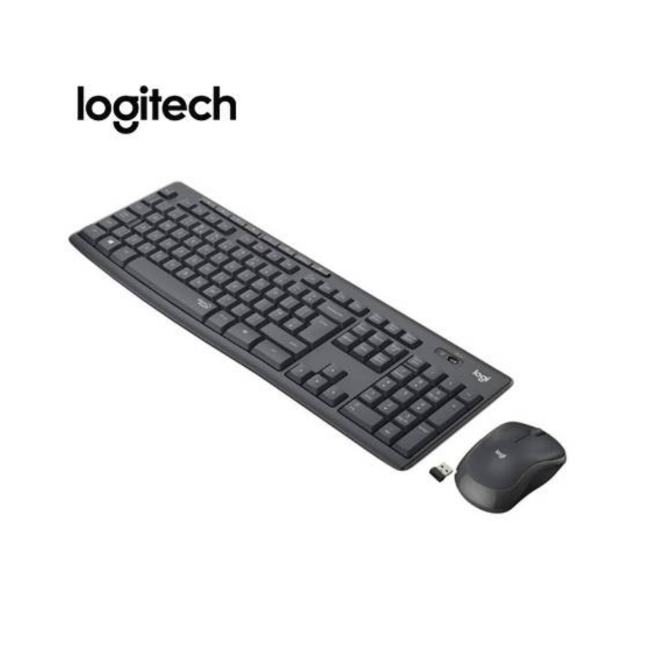 LOGITECH MK295 TECLADO + MOUSE  INALÁMBRICO USB NEGRO (920-009792)