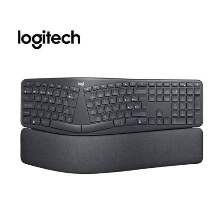 LOGITECH ERGO K860 TECLADO  INALÁMBRICO / BT SP NEGRO (PN 920-009845)