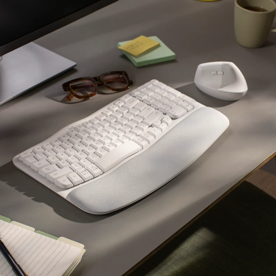 LOGITECH ERGO WAVE TECLADO INALÁMBRICO BOLT  BT SP BLANCO  920-012279
