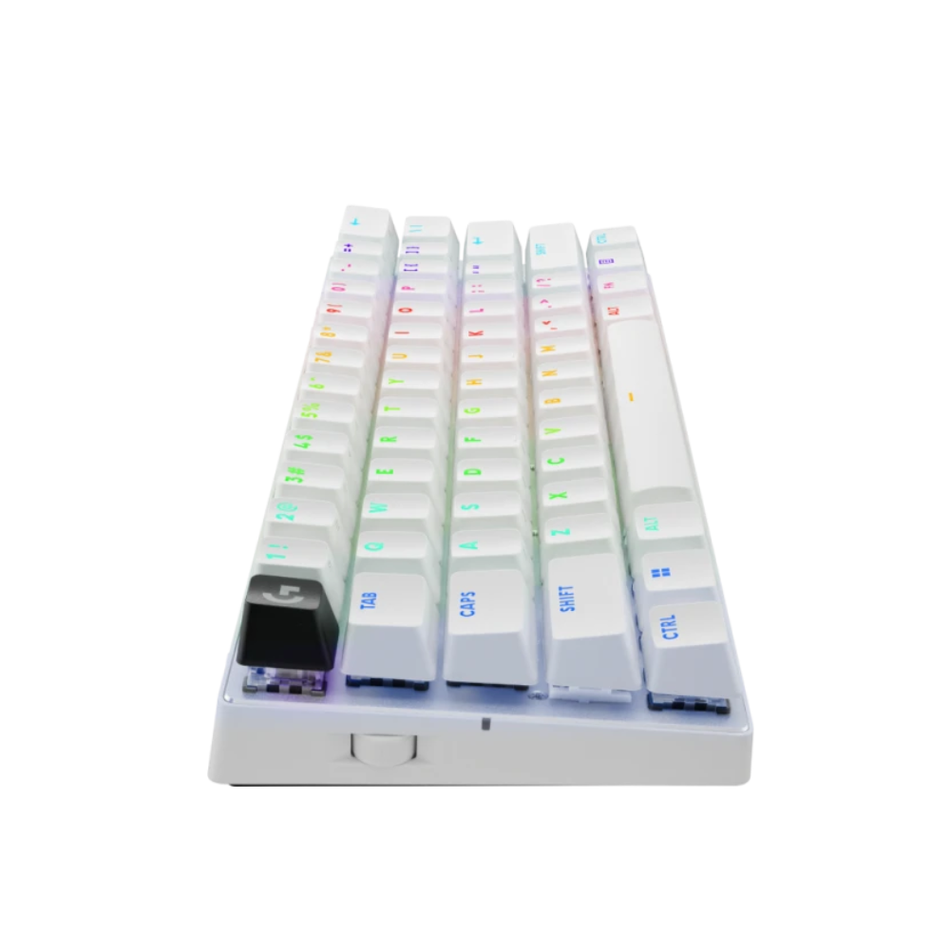 LOGITECH PRO X 60 TECLADO INALAMBRICO PARA JUEGOS BT ÓPTICO 65HRS RGB BLANCO 920-011921
