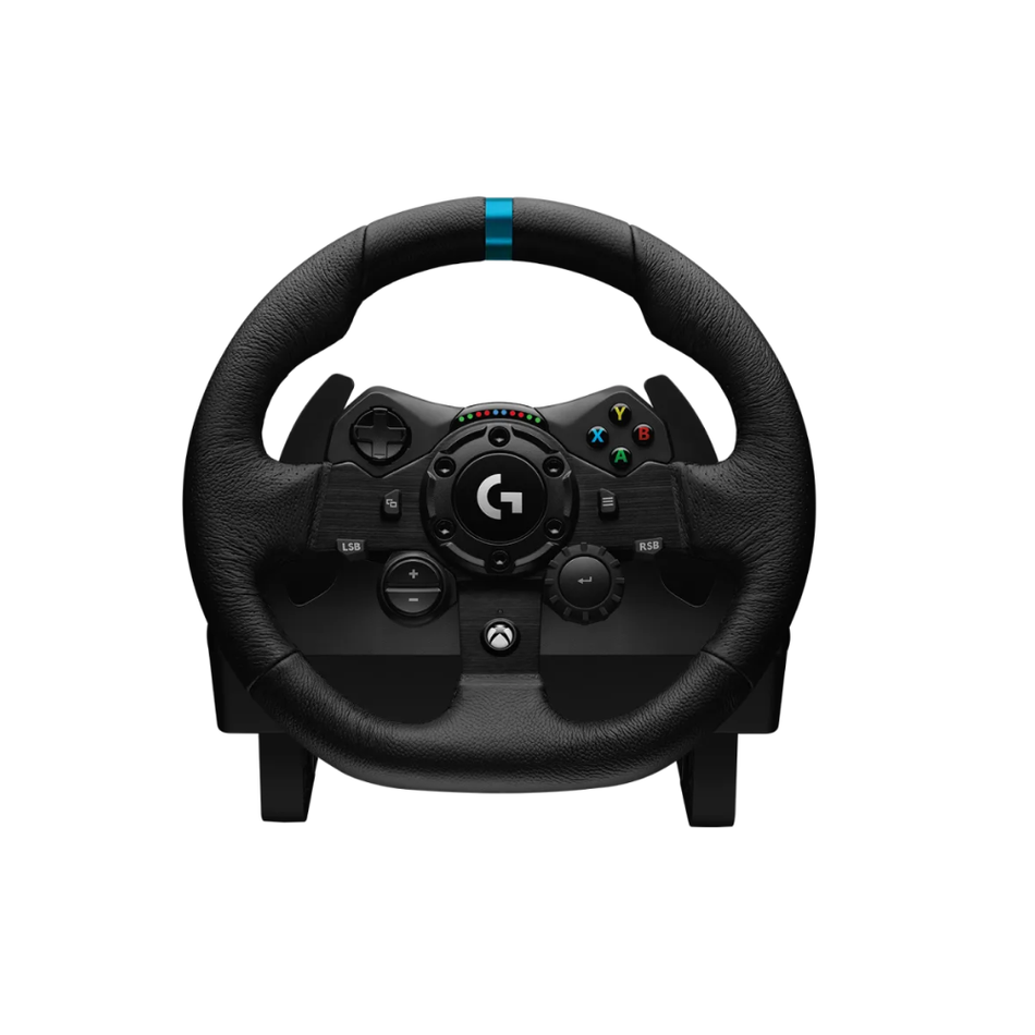 LOGITECH G923 TIMÓN CON PEDAL RACING WHEEL PARA PC  XB USB 941-000157 NEGRO