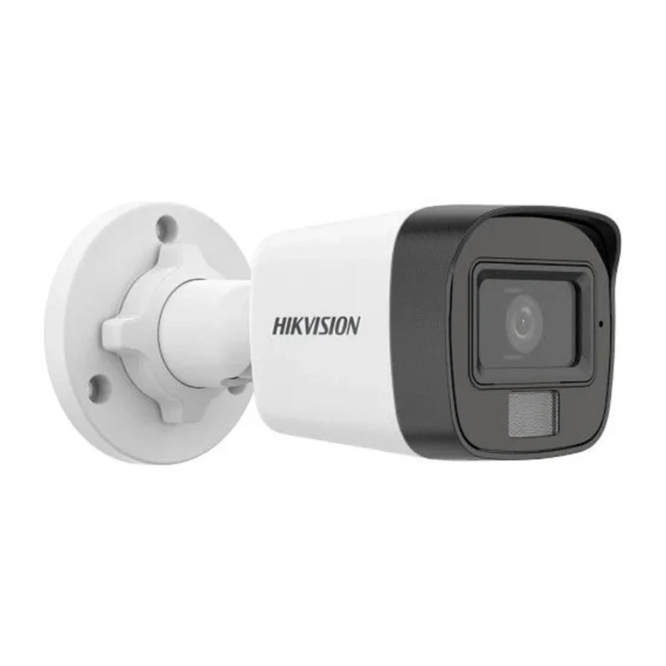 HIKVISION DS-2CE16K0T-LPFS CAMARA TUBO 5MP 3K SMART HYBRID LIGHT INFRAROJO C/AUDIO 25 MTS 2.8MM