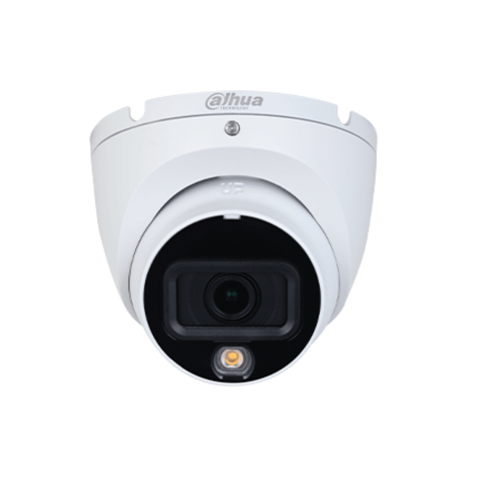 DAHUA IPC-HDW1239T1-LED-S6 CAMARA DOMO  FULL-COLOR 2.0 MP H.265+ DWDR LED 30M  IP67 PoE