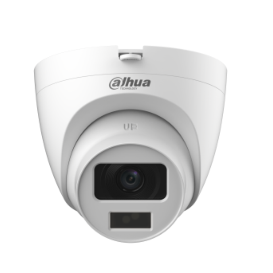 DAHUA HAC-HDW1500CLQ-IL-A CAMARA DOMO ILUMINACION DUAL SUPER ADAPT 5MP  IR/LED 20M  IP67 MICROFONO
