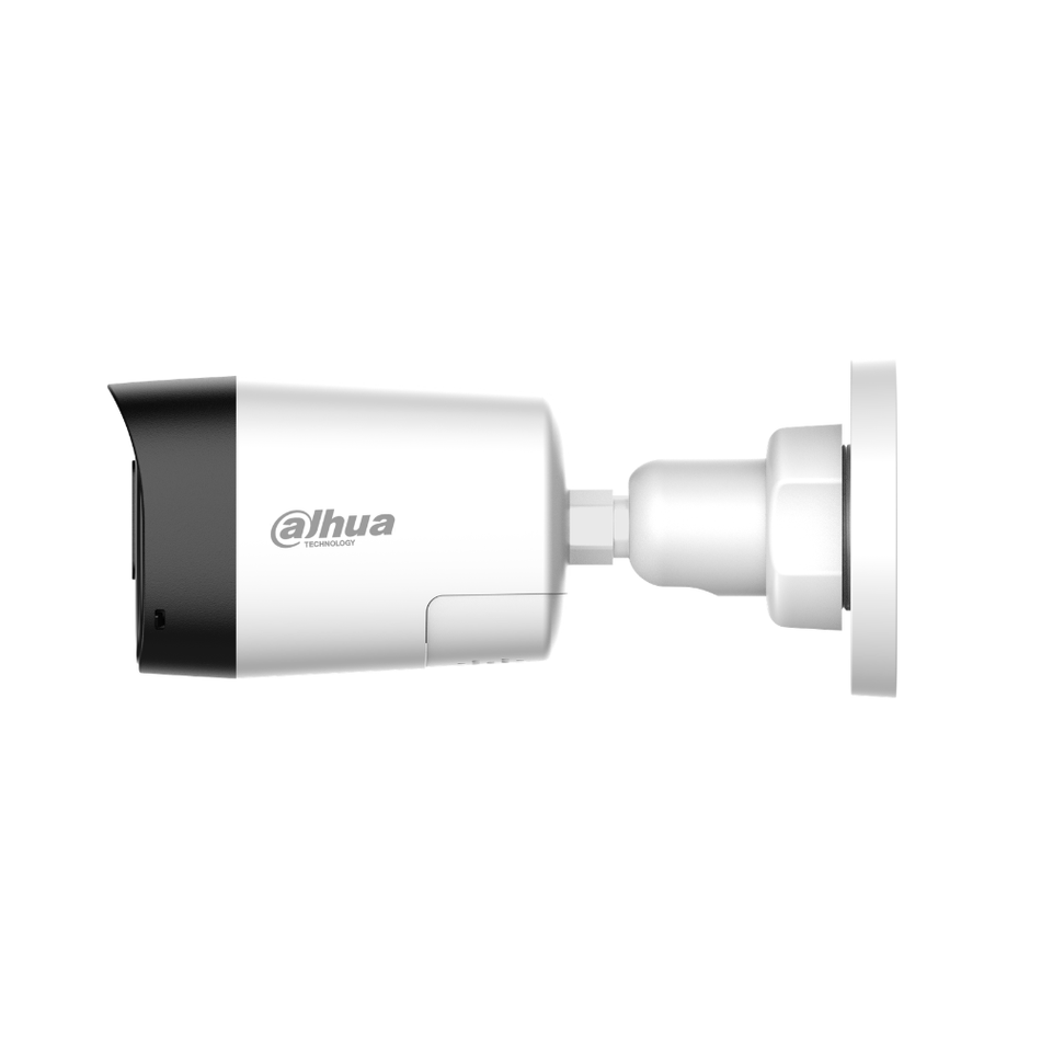 DAHUA HAC-HFW1500RL-IL-T CAMARA TUBO EXTERIOR ILUMINACION DUAL  MIC Y PARLANTE  5MP IR/LED 30M  IP67