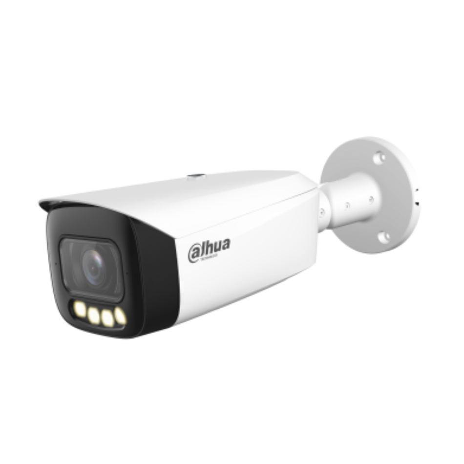 DAHUA IPC-HFW5449T1-ZE-LED CAMARA BULLET FULL COLOR  Inteligencia Artificial  4.0 MP  WDR 140dB  LED 70M  IP67  PoE