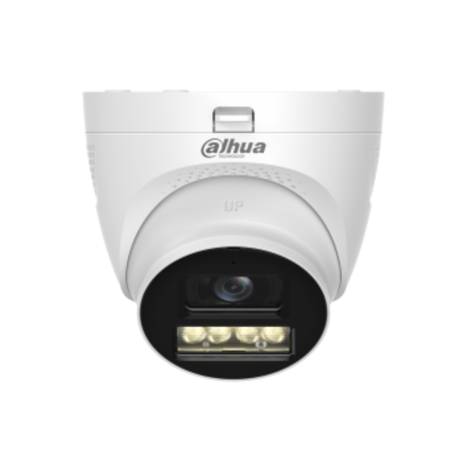 DAHUA HAC-HDW1500TQ-IL-T CAMARA DOMO ILUMINACION DUAL MIC Y PARLANTE 5MP IR/LED 40M IP67