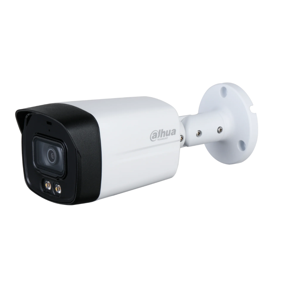 DAHUA HAC-HFW1200TLM-IL-A CAMARA TUBO EXTERIOR ILUMINACION DUAL  SUPER ADAPT 2MP  IR/LED 40M  IP67