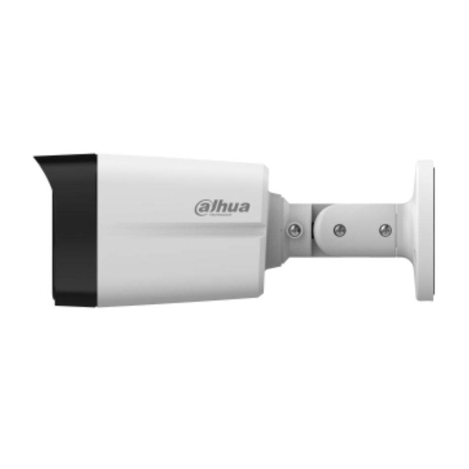 DAHUA HAC-HFW1500TLM-IL-A CAMARA TUBO EXTERIOR ILUMINACION DUAL  SUPER ADAPT 5MP  IR/LED 40M  IP67 MIC.