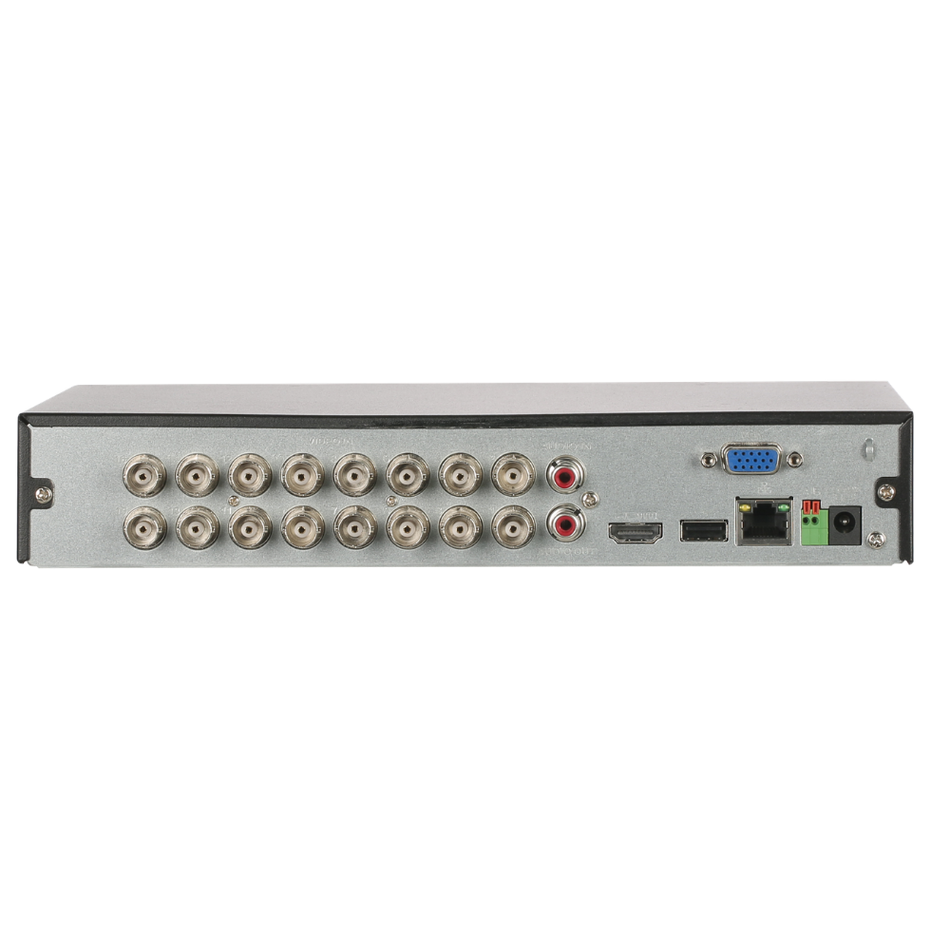 DAHUA XVR5116HS-5M-I3/T DVR 16CH PENTAHIBRIDO  H.265+  5MP  WIZSENSE 1 HDD  16+8CH IP  ONVIF