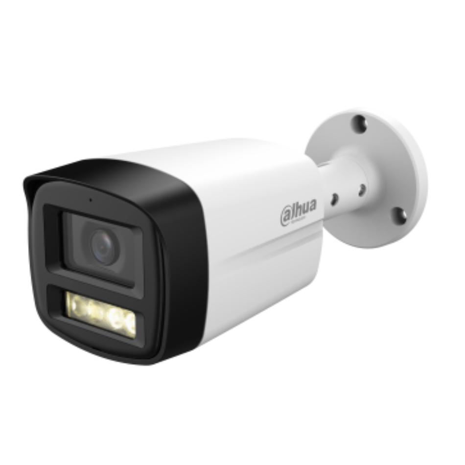 DAHUA HAC-HFW1801TLM-IL-A CAMARA BULLET ILUMINACION DUAL SUPER ADAPT 8MP  IR/LED 40M  IP67