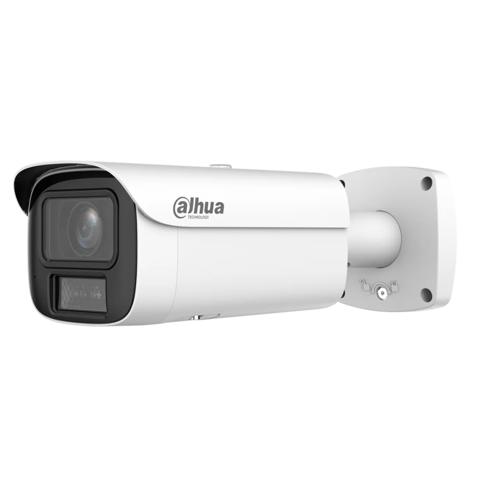 DAHUA IPC-HFW5459E1-ZE-IL CAMARA BULLET ILUMINACIÓN DUAL IA 4.0 MP WDR 140dB  LED60/IR 60M  IP67&IK10 PoE