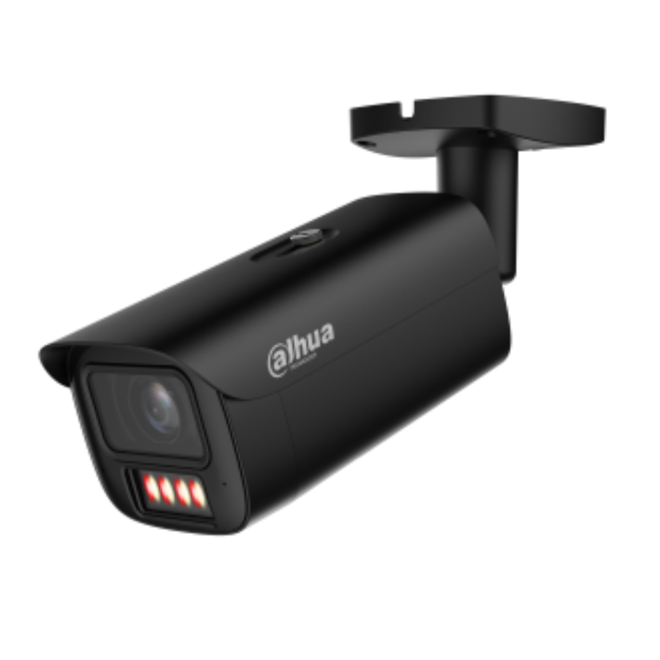 DAHUA IPC-HFW5459E1-ZE-IL CAMARA BULLET ILUMINACIÓN DUAL IA 4.0 MP WDR 140dB  LED60/IR 60M  IP67&IK10 PoE