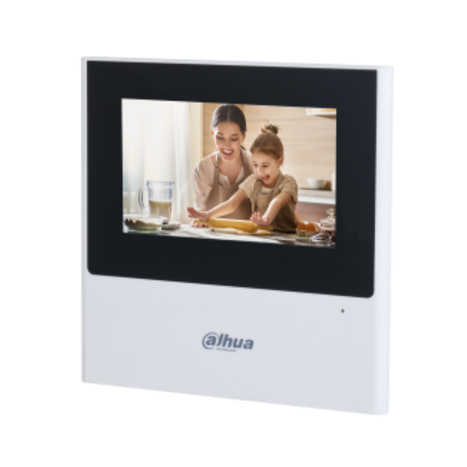 DAHUA VTH2611L-WP MONITOR IP INTERIOR BLANCO  LCD Tactil 4.3''  Audio  PoE  WiFi