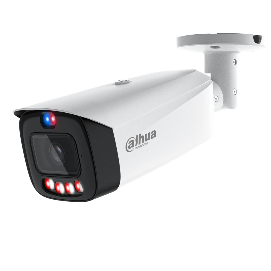 DAHUA IPC-HFW3849T1-AS-PVP CAMARA BULLET TIOC PRO 8MP WizColor DISUACION ACTIVA ILUMIN. DUAL LED50M/IR50M IP67  PoE