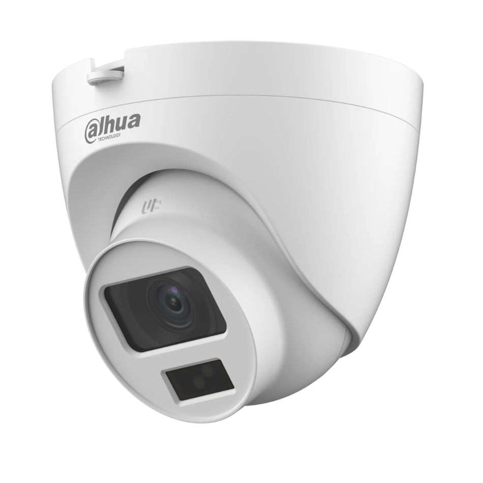 DAHUA HAC-HDW1200TLM-IL-A CAMARA DOMO ILUMINACION DUAL  SUPER ADAPT 1080P IR/LED 20M IP67 MICROFONO