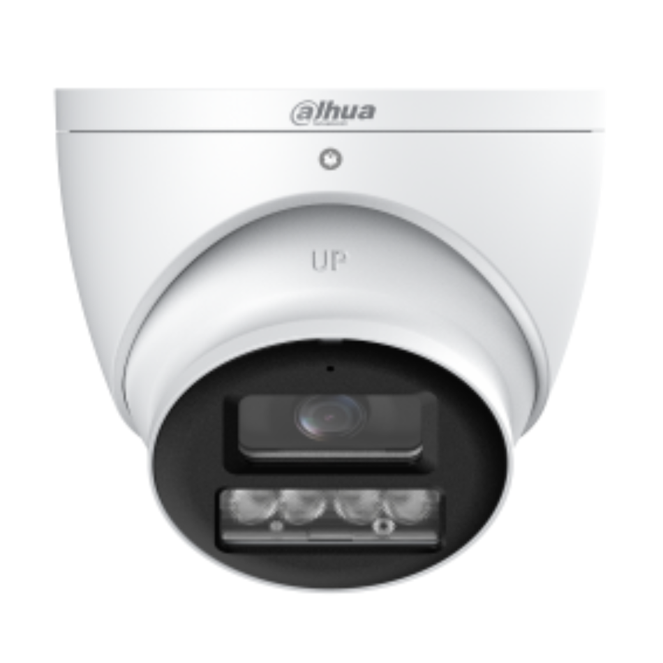 DAHUA HAC-HDW1801T-IL-A CAMARA DOMO ILUMINACION DUAL  SUPER ADAPT 8MP  IR/LED 40M  IP6 METAL