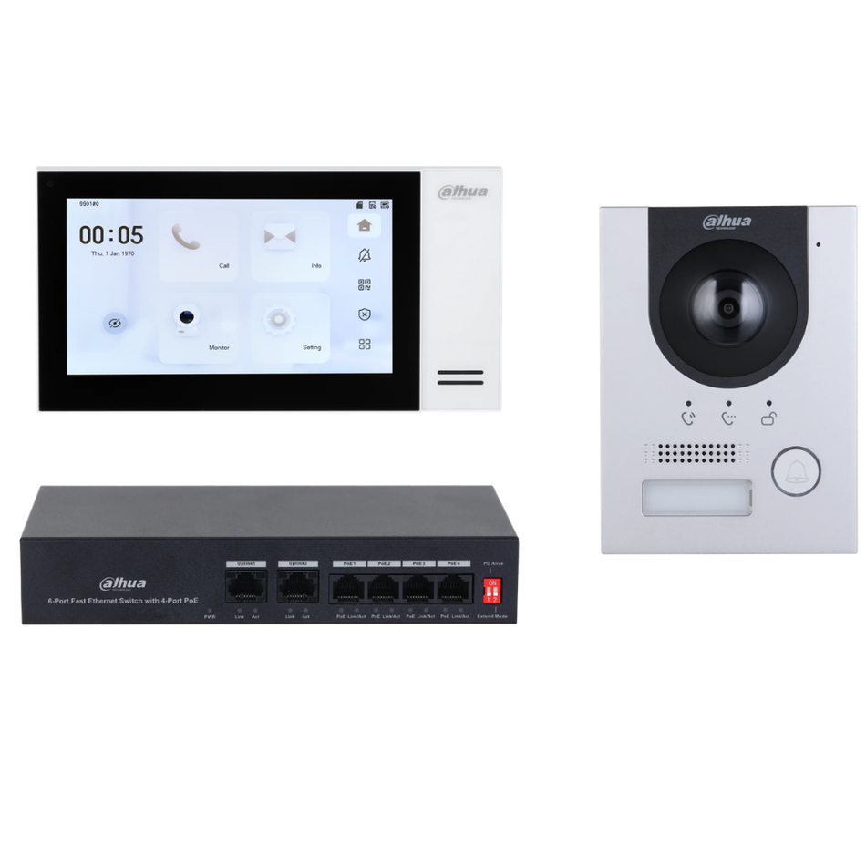 DAHUA KTP01L(F) KIT VIDEO PORTERO IP - 2MP