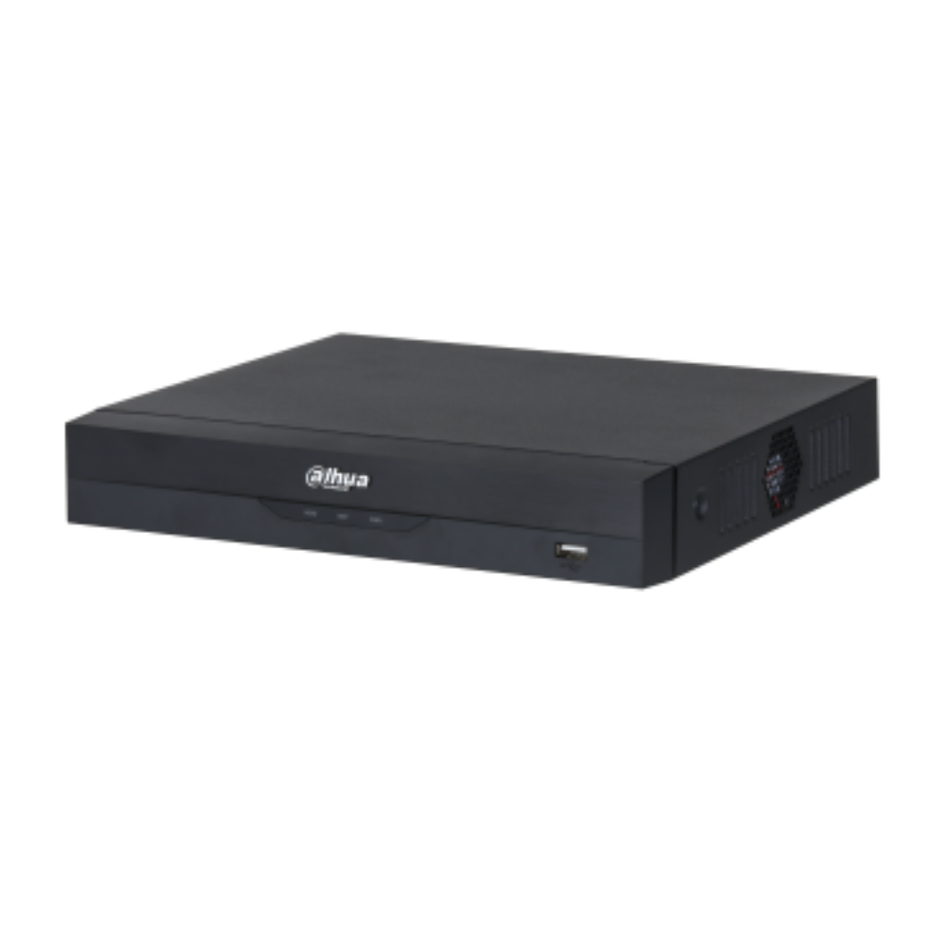 DAHUA NVR2104HS-P-I2 NVR 4CH  Hasta 8MP  TASA Bits 80Mbps  WIZSENSE  1 HDD  P2P  ONVIF  4 PT. PoE
