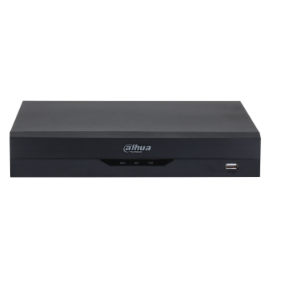 DAHUA NVR2104HS-P-I2 NVR 4CH  Hasta 8MP  TASA Bits 80Mbps  WIZSENSE  1 HDD  P2P  ONVIF  4 PT. PoE