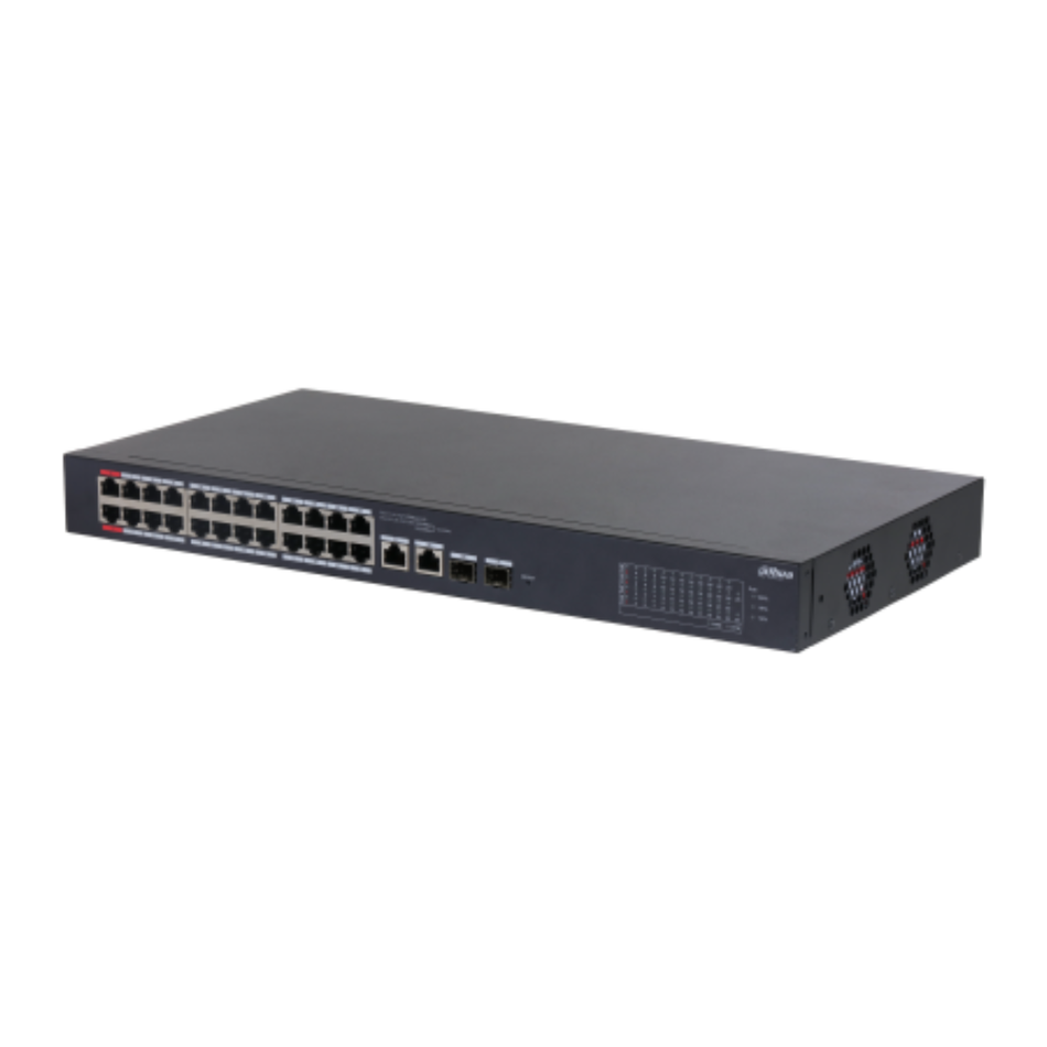 DAHUA CS4226-24ET-375 SWITCH PoE CLOUD  24 PUERTOS PoE  802.3af/at  10/100Mbps  375W  POE 2.0