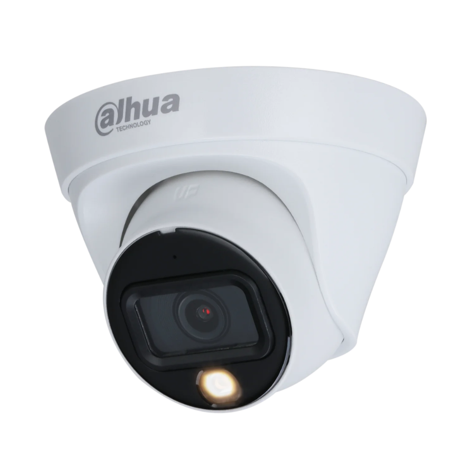 DAHUA IPC-HDW1439T1-LED-S4 CAMARA DOMO  FULL-COLOR  4.0 MP  H.265+  WDR  LED 15M  IP67  PoE