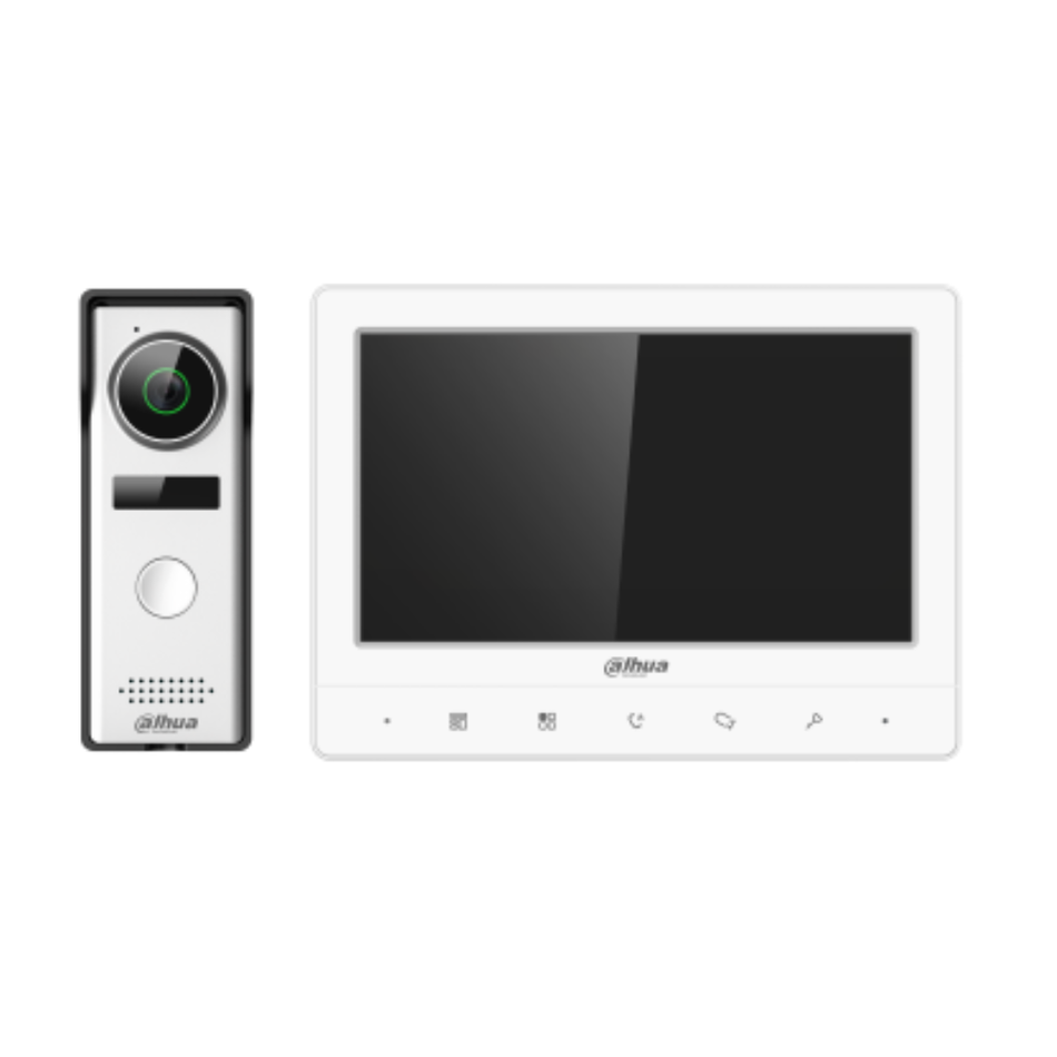 DAHUA DHI-KTA02 Kit Videoportero Analógico Frente de Calle VTO1000J + Monitor Interior VTH1020J