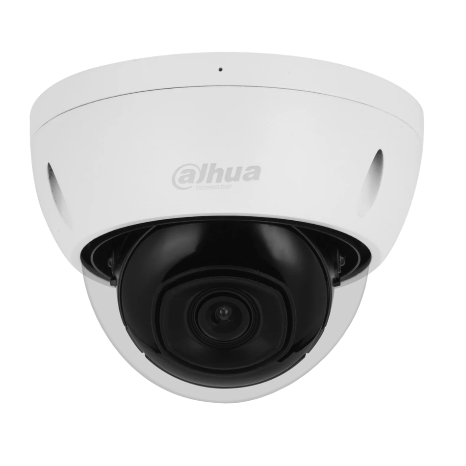 DAHUA IPC-HDBW2241E-S CAMARA DOMO  CMOS 1/2.8'' ICR  2.0 MP WDR 120dB  IR 30M  IP67  PoE  AI SMD PLUS