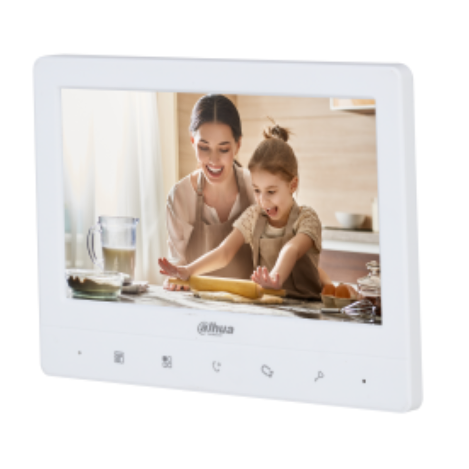 DAHUA VTH1020J MONITOR ANALOGO INTERIOR PARA VIDEOPORTERO BLANCO  TFT 7''  Audio