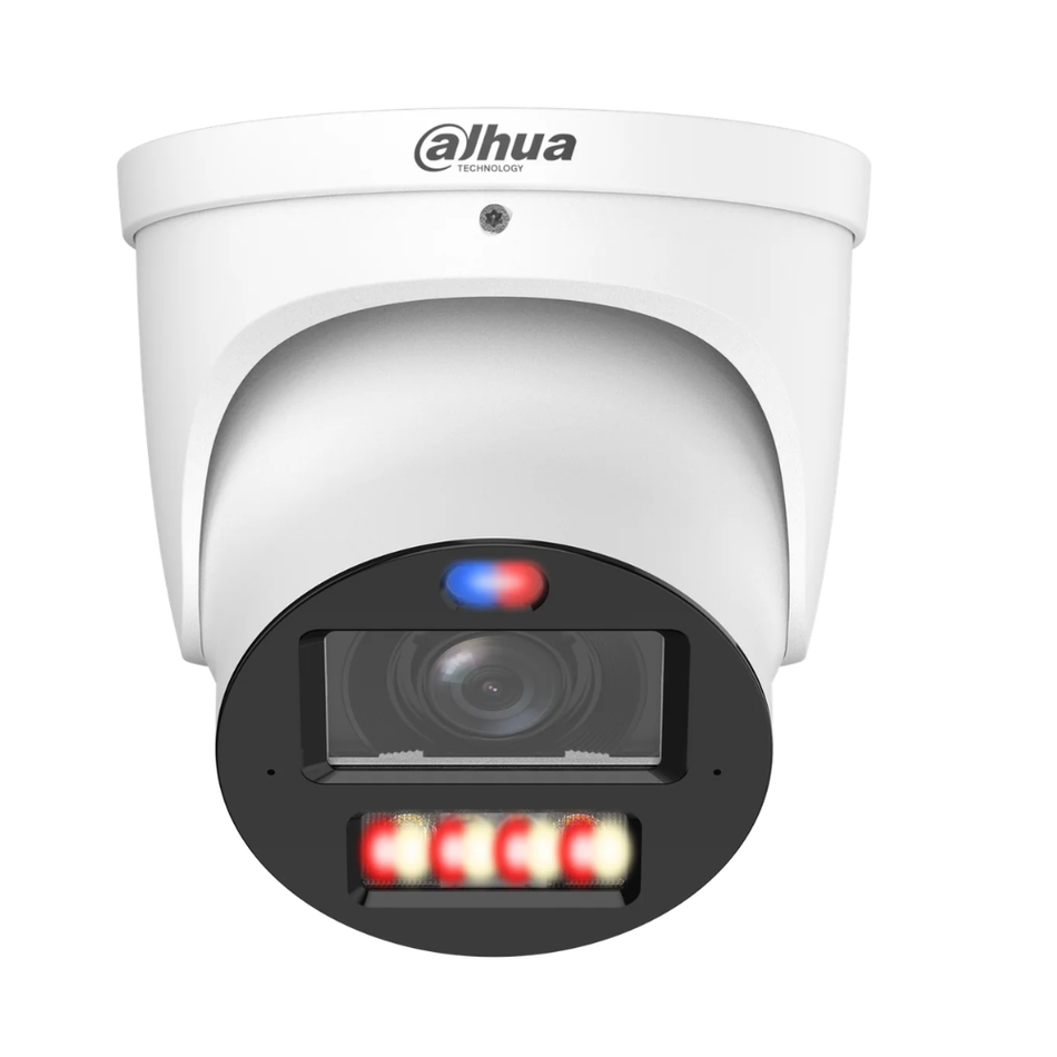DAHUA IPC-HDW3849H-ZAS-PVP CAMARA DOMO TIOC PRO 8MP WizColor DISUACION ACTIVA ILUMIN DUAL LED50M/IR50M IP67 PoE