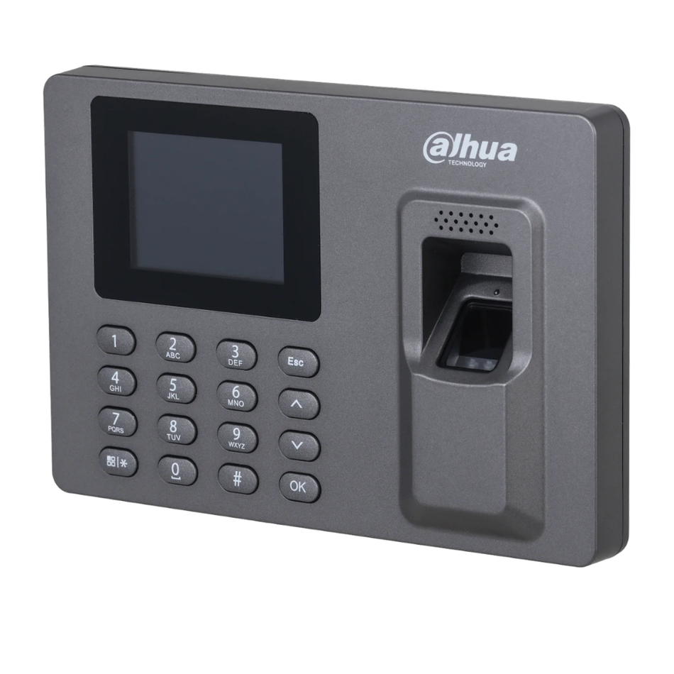DAHUA ASA1222E Control Biométrico de Asistencia con Pantalla Color 2.4”, Alta Capacidad de Usuarios