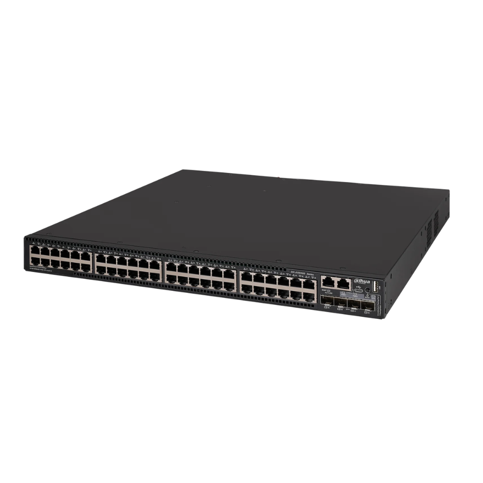 DAHUA AS5500-48GT4XF-600 SWITCH PoE  48 PUERTOS PoE  802.3af/at  10/100/1000Mbps  400W