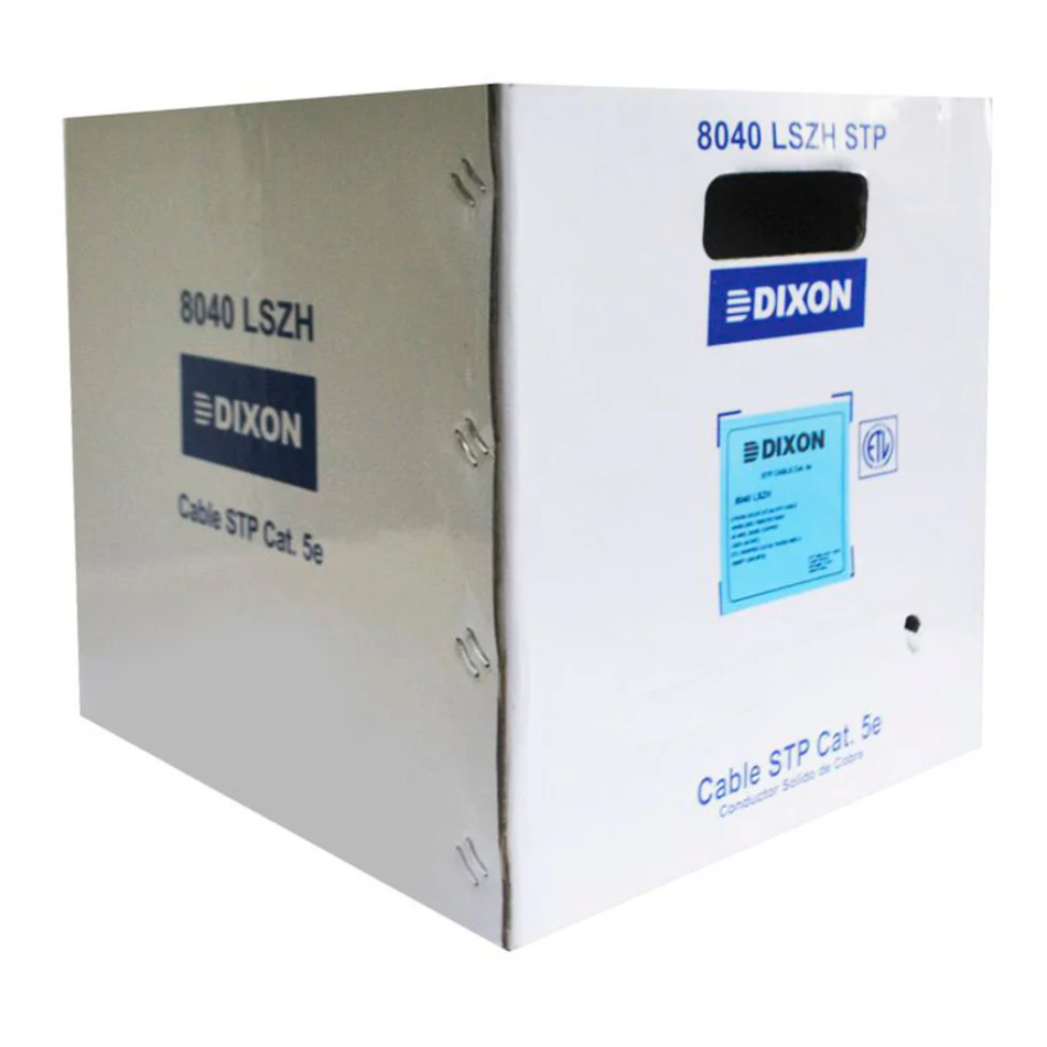 DIXON 8040 LSZH CABLE F/UTP CAT.5e 4Px24AWG GRIS LSZH 305M
