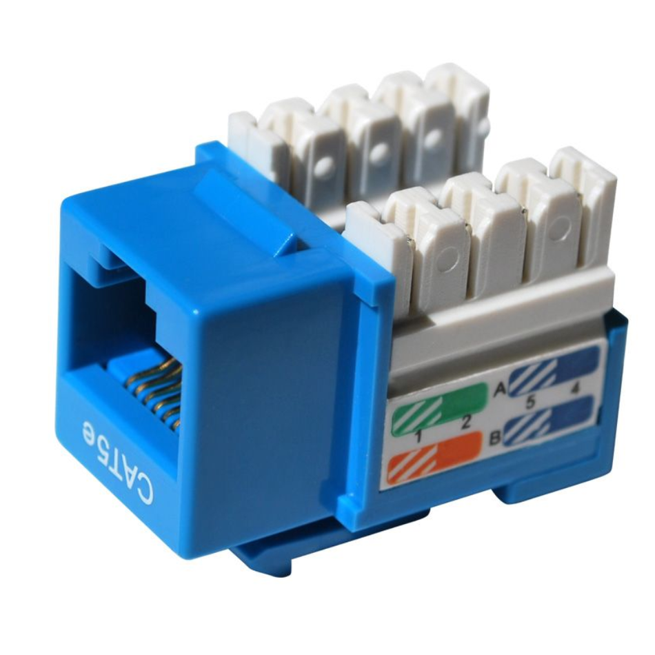 DIXON KJ8-CE-US/BLN JACK CAT. 5E PONCHEO AZUL