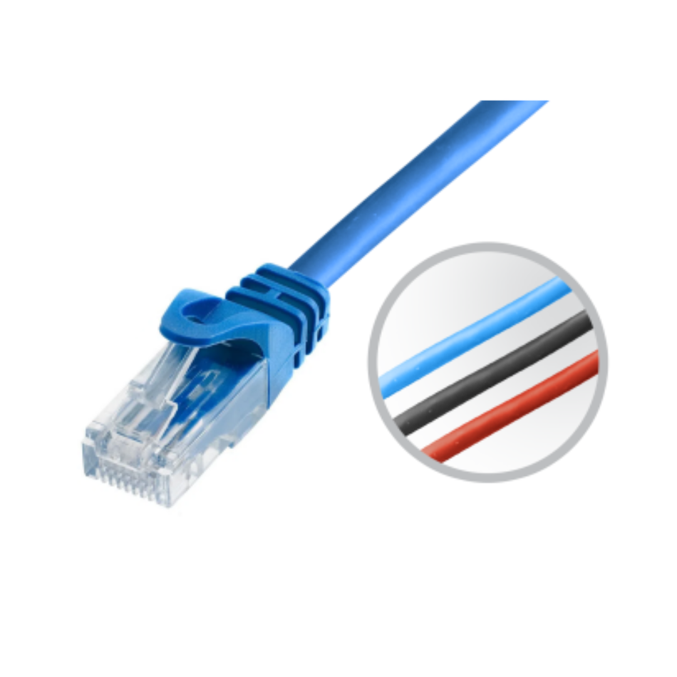DIXON URT46F4U#01M4B6  PATCH CORD CAT.6 LSZH 1M AZUL