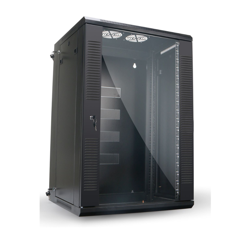DIXON DXY.6418.BXA Gabinete de Pared 18 RU (Ancho 0.60 x Prof 0.55) Max. 80 KG