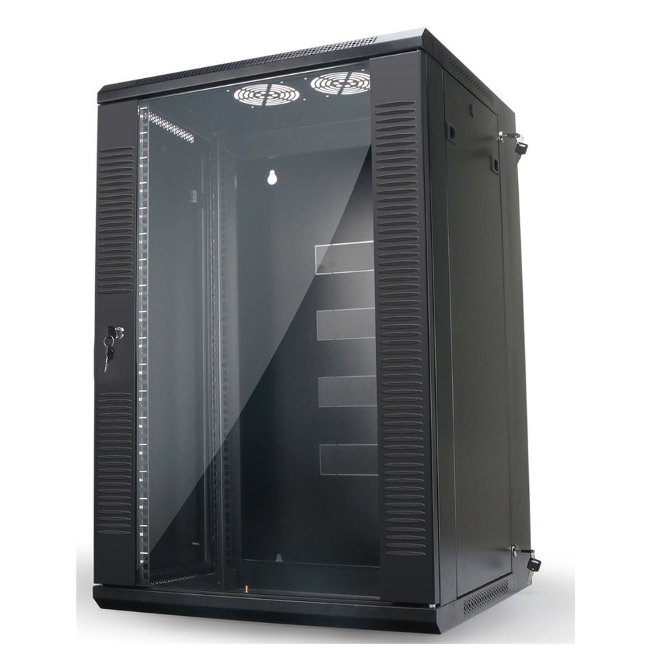 DIXON DXY.6418.BXA Gabinete de Pared 18 RU (Ancho 0.60 x Prof 0.55) Max. 80 KG