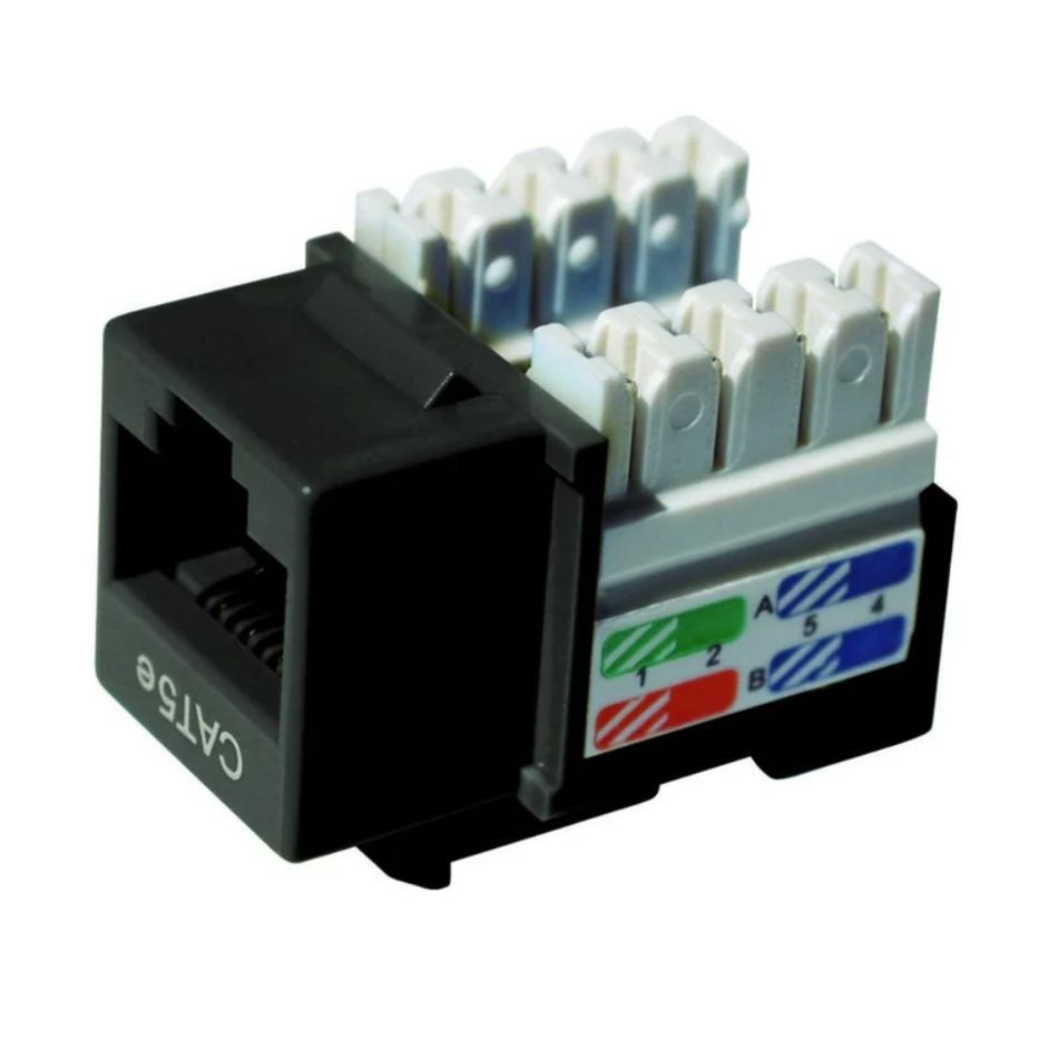DIXON KJ8-CE-US/BKN JACK RJ-45 CAT. 5E PONCHEO NEGRO
