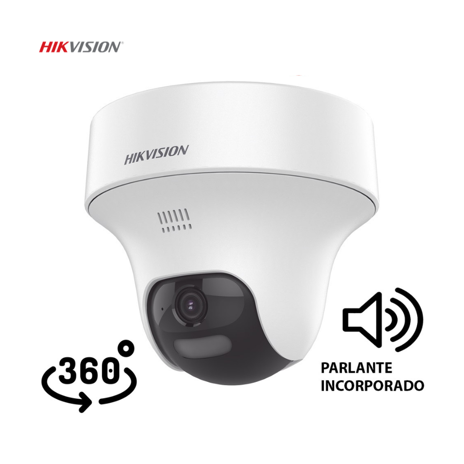HIKVISION DS-2CE70D0T-PTLTS CÁMARA DE SEGURIDAD 2MP PT LENTE FIJO IR25 AUDIO 2 VÍAS