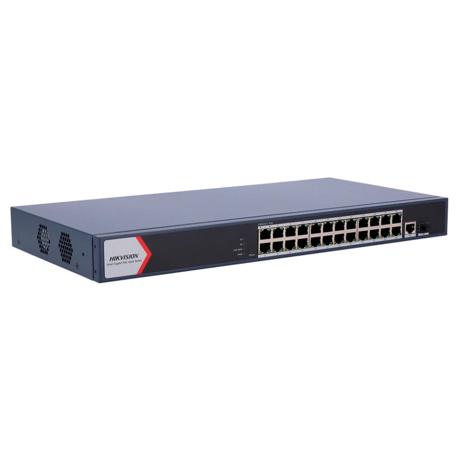 HIKVISION DS-3E1526P-EI/M SWITCH SMART ADMINISTRABLE POE 24 PUERTOS GIGABIT 230W