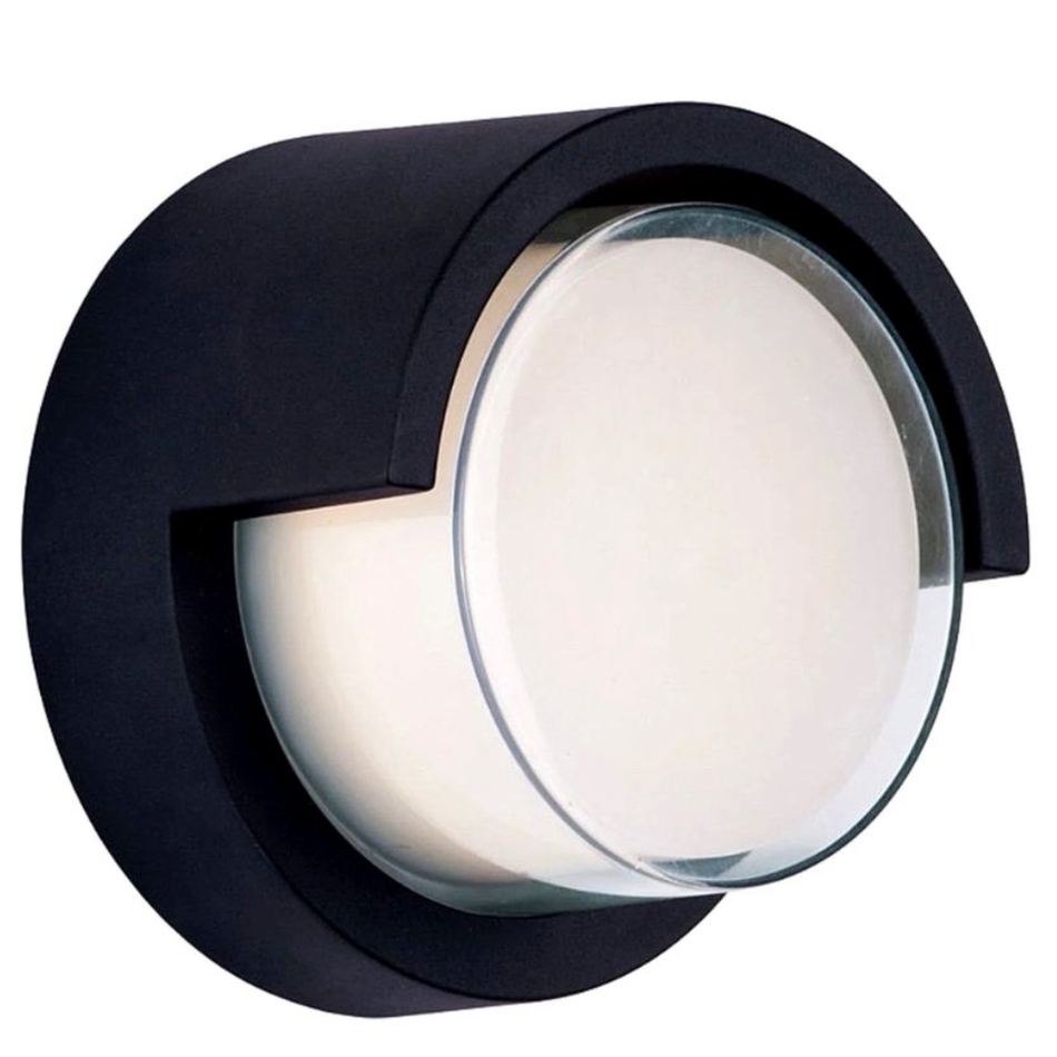 DIXON APL005-12W APLIQUE NEGRO REDONDO 12W LUZ CALIDA