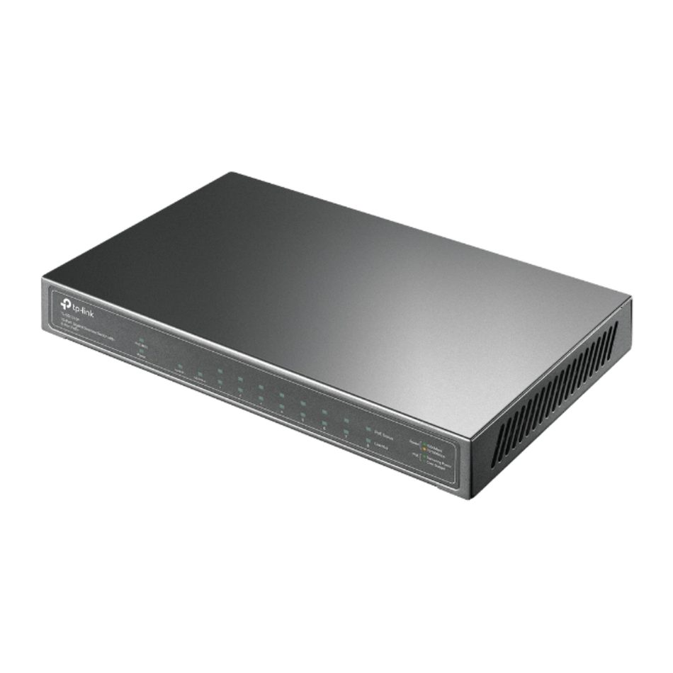 TP-LINK TL-SG1210P SWITCH 8P GB, POE+ 126W, RACK 13"