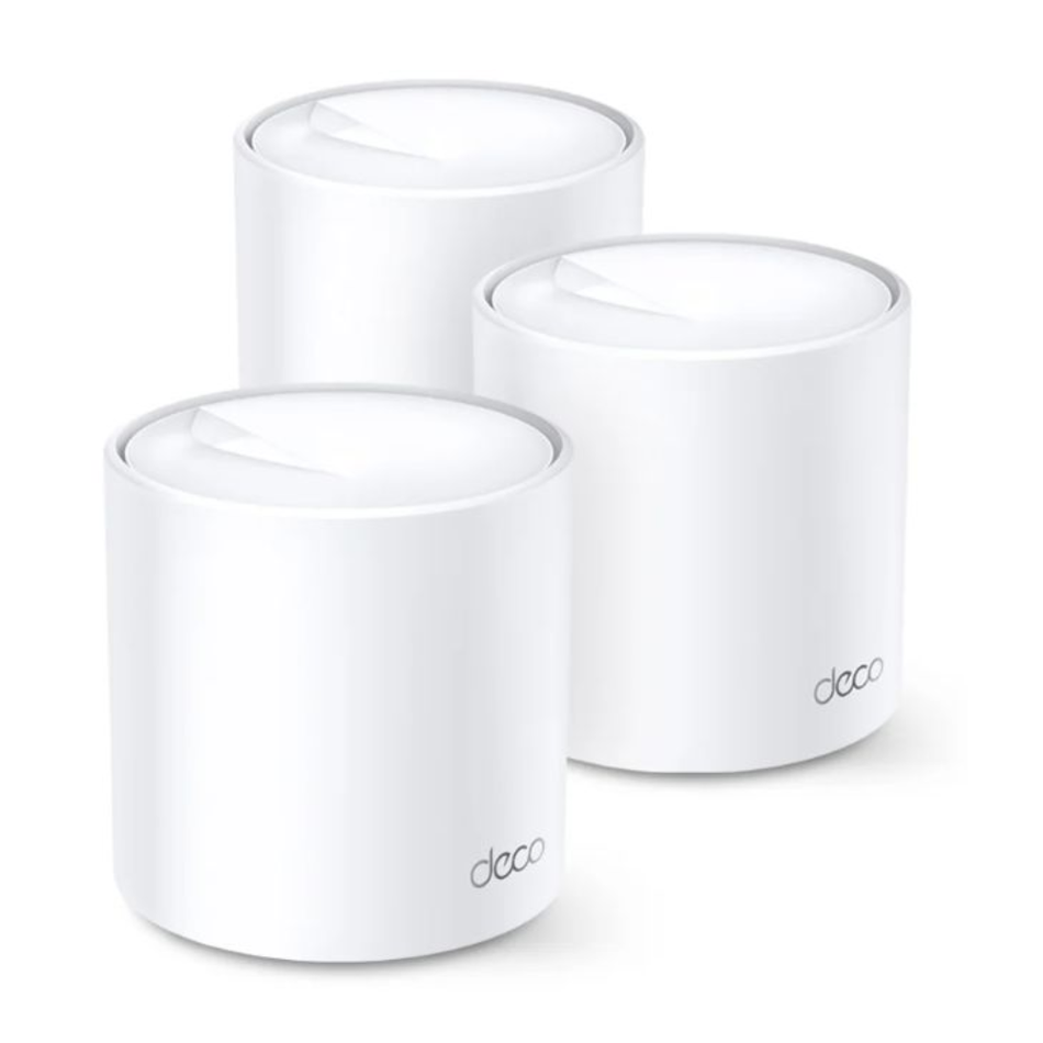 TP-LINK DECO X60 3-PACK MESH KIT-3 AX3000, 6 ANT INT, 1P x 2.5GB + 1P x GB