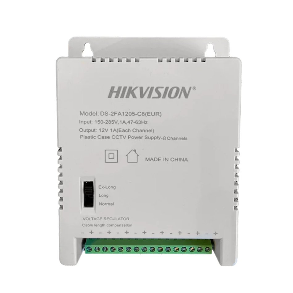 HIKVISION DS-2FA1205-C8 FUENTE REGULADA CENTRALIZADA 12VDC/5AMP – 220V