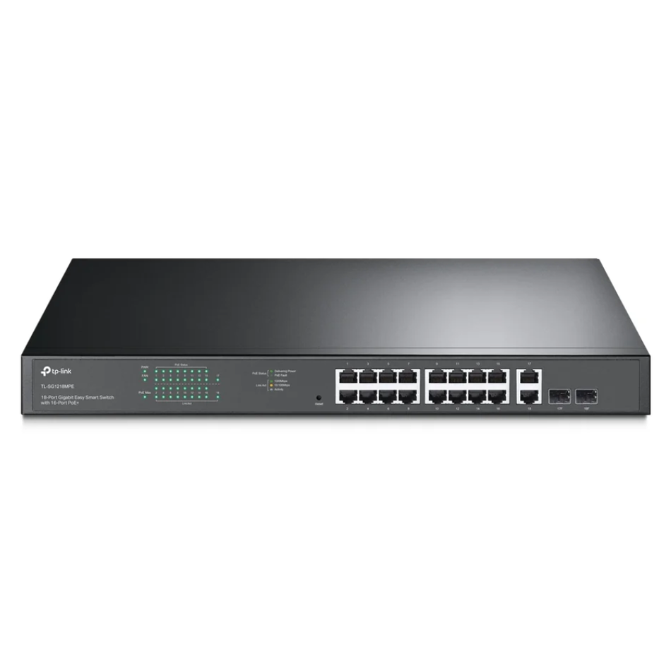 TP-LINK TL-SG1218MPE SWITCH 18PUERTOS GB 16P POE+ 250W RACK 19"