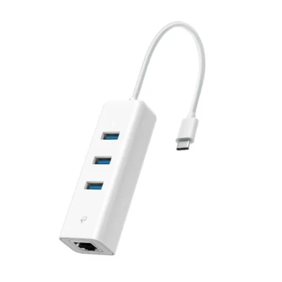 TP-LINK UE330C ADAPTADOR USB TIPO C CON HUB DE 3 PUERTOS Y ETHERNET GIGABIT